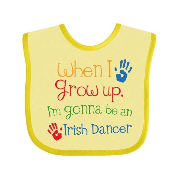Inktastic Irish Dancer Future Boys or Girls Baby Bib