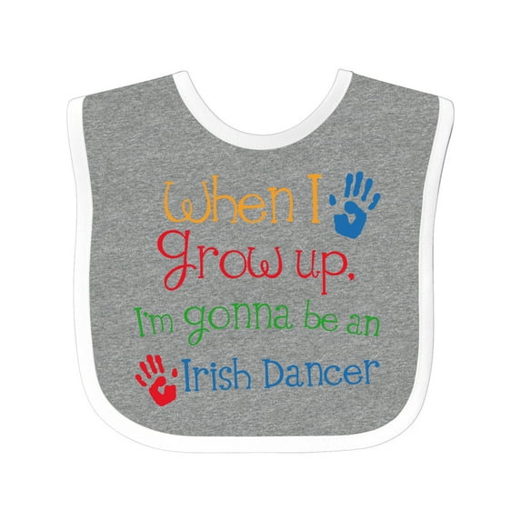 Inktastic Irish Dancer Future Boys or Girls Baby Bib