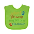 thumbnail image 1 of Inktastic Irish Dancer Future Boys or Girls Baby Bib, 1 of 4