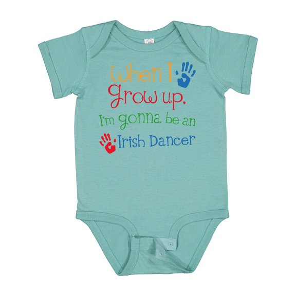 Inktastic Irish Dancer Future Boys or Girls Baby Bodysuit