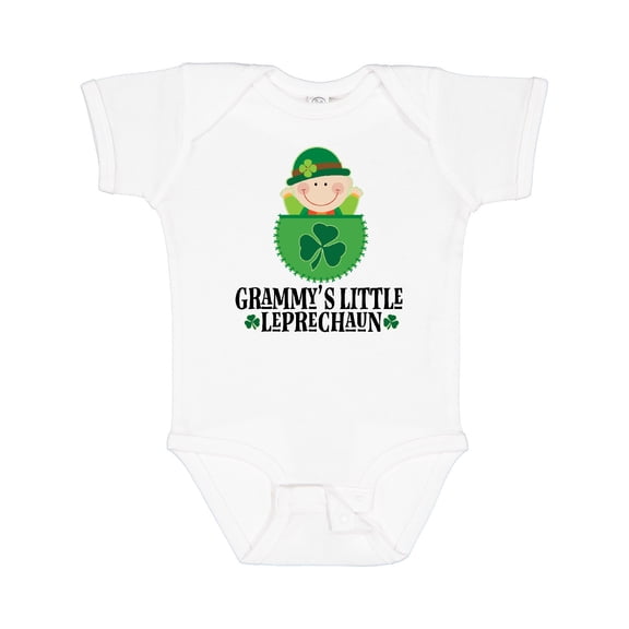 Inktastic Irish Grammy Little Leprechaun Boys or Girls Baby Bodysuit