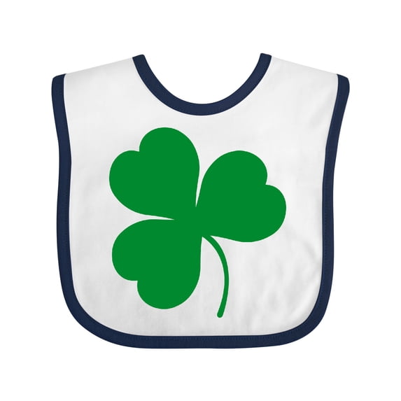 Inktastic Irish Green Shamrock Boys or Girls Baby Bib