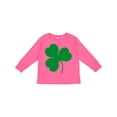 thumbnail image 1 of Inktastic Irish Green Shamrock Boys or Girls Long Sleeve Toddler T-Shirt, 1 of 5