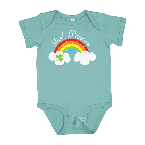 Inktastic Irish Princess St Patricks Day Rainbow Girls Baby Bodysuit