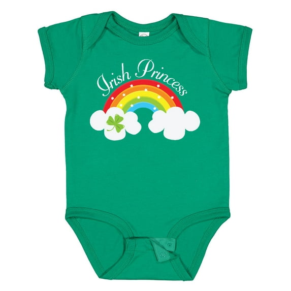 Inktastic Irish Princess St Patricks Day Rainbow Girls Baby Bodysuit