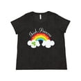 thumbnail image 1 of Inktastic Irish Princess St Patricks Day Rainbow Women's Plus Size T-Shirt, 1 of 5