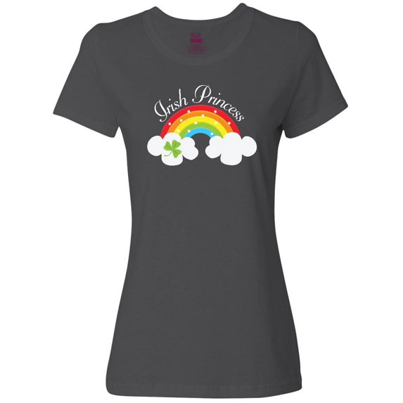 Inktastic Irish Princess St Patricks Day Rainbow Women's T-Shirt