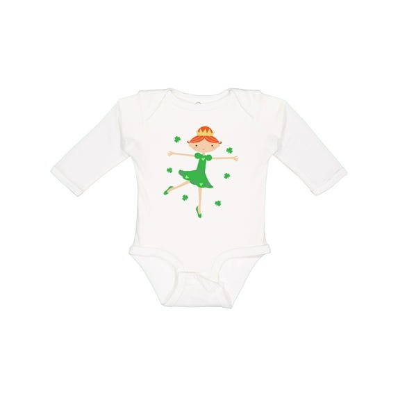 Inktastic Irish Princess St Patricks Girls Girls Long Sleeve Baby Bodysuit