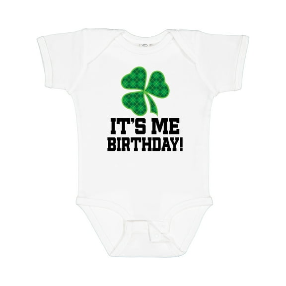 Inktastic Irish Shamrock Birthday Boys or Girls Baby Bodysuit