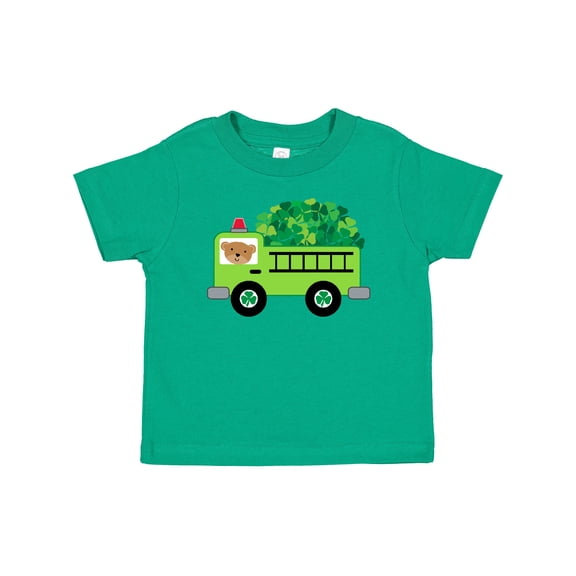 Inktastic Irish St Patricks Day Fire Truck Boys or Girls Baby T-Shirt