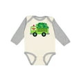 thumbnail image 1 of Inktastic Irish St Patricks Day Fire Truck Boys or Girls Long Sleeve Baby Bodysuit, 1 of 5