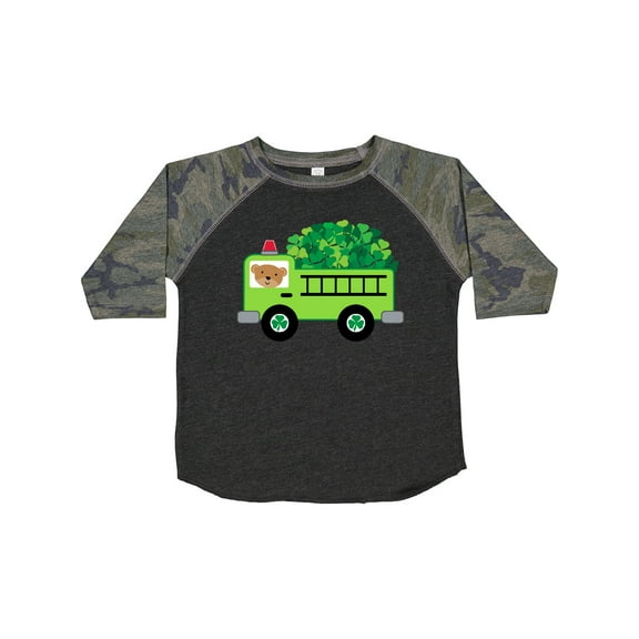 Inktastic Irish St Patricks Day Fire Truck Boys or Girls Toddler T-Shirt