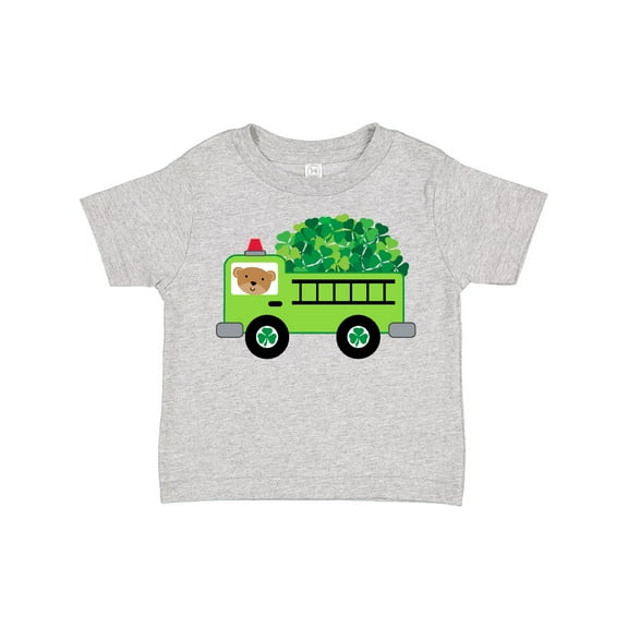 Inktastic Irish St Patricks Day Fire Truck Boys or Girls Toddler T-Shirt