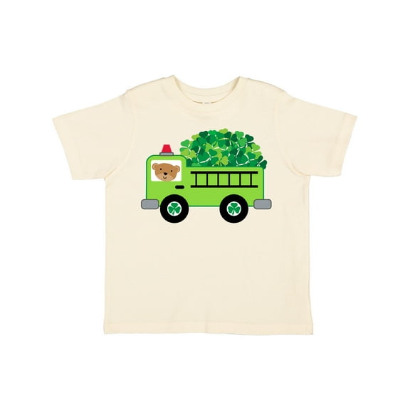Inktastic Irish St Patricks Day Fire Truck Boys or Girls Toddler T-Shirt