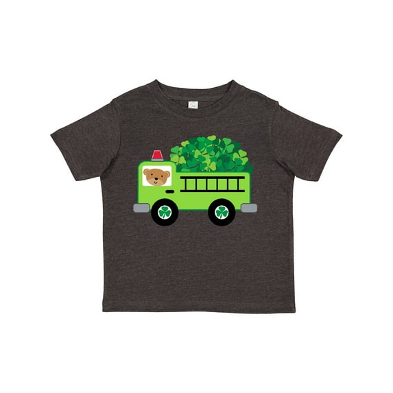 Inktastic Irish St Patricks Day Fire Truck Boys or Girls Toddler T-Shirt