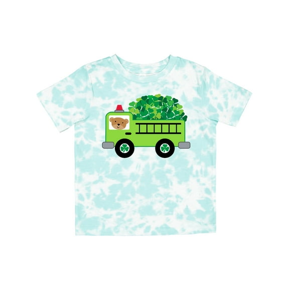 Inktastic Irish St Patricks Day Fire Truck Boys or Girls Toddler T-Shirt