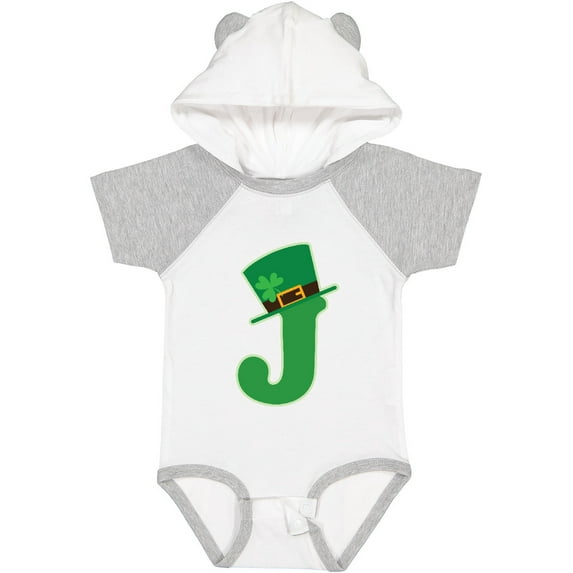 Inktastic Irish St Patricks Day Letter J Monogram Boys or Girls Baby Bodysuit