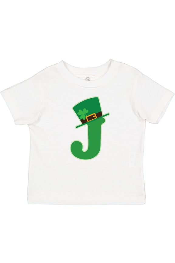 Irish St Patricks Day Letter J Monogram Boys or Girls Baby T-Shirt