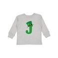thumbnail image 1 of Inktastic Irish St Patricks Day Letter J Monogram Boys or Girls Long Sleeve Toddler T-Shirt, 1 of 5