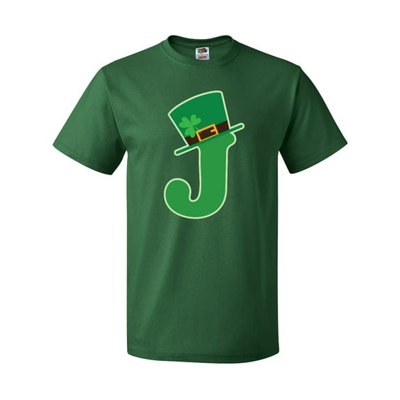 Inktastic Irish St Patricks Day Letter J Monogram T-Shirt