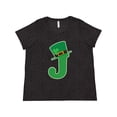 thumbnail image 1 of Inktastic Irish St Patricks Day Letter J Monogram Women's Plus Size T-Shirt, 1 of 5