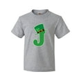 thumbnail image 1 of Inktastic Irish St Patricks Day Letter J Monogram Youth T-Shirt, 1 of 5