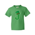 thumbnail image 1 of Inktastic Irish St Patricks Day Letter J Monogram Youth T-Shirt, 1 of 5
