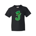 thumbnail image 1 of Inktastic Irish St Patricks Day Letter J Monogram Youth T-Shirt, 1 of 5