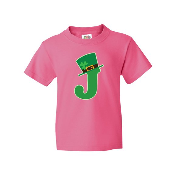 Inktastic Irish St Patricks Day Letter J Monogram Youth T-Shirt