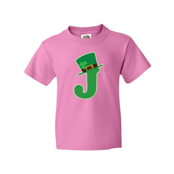 Inktastic Irish St Patricks Day Letter J Monogram Youth T-Shirt