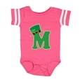 thumbnail image 1 of Inktastic Irish St Patricks Day Letter M Monogram Boys or Girls Baby Bodysuit, 1 of 5