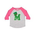 thumbnail image 1 of Inktastic Irish St Patricks Day Letter M Monogram Boys or Girls Toddler T-Shirt, 1 of 5