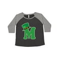 thumbnail image 1 of Inktastic Irish St Patricks Day Letter M Monogram Women's Plus Size T-Shirt, 1 of 5