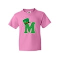 thumbnail image 1 of Inktastic Irish St Patricks Day Letter M Monogram Youth T-Shirt, 1 of 5