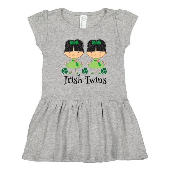 Inktastic Irish Twins St Patricks Girls Girls Toddler Dress