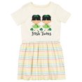 thumbnail image 1 of Inktastic Irish Twins St Patricks Girls Girls Toddler Dress, 1 of 5
