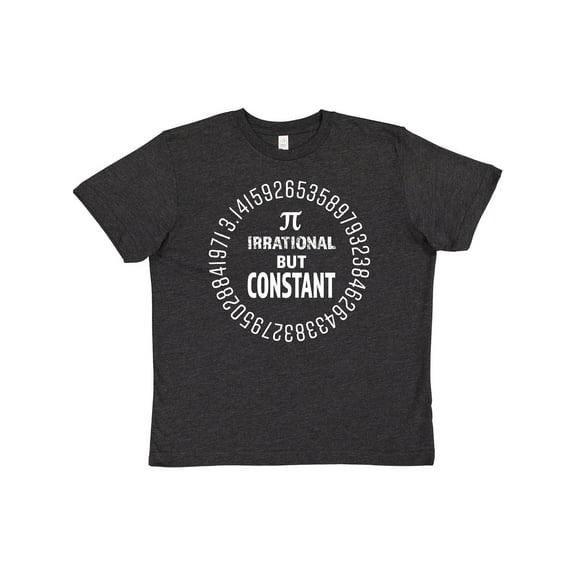 Inktastic Irrational but Constant- Pi Day Youth T-Shirt