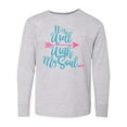 thumbnail image 1 of Inktastic It Is Well with my Soul Pink Arrow Long Sleeve Youth T-Shirt, 1 of 5