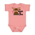 thumbnail image 1 of Inktastic It Moose Be Love with Cute Moose Boys or Girls Baby Bodysuit, 1 of 5