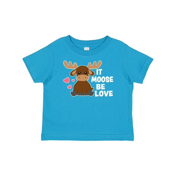 Inktastic It Moose Be Love with Cute Moose Boys or Girls Baby T-Shirt