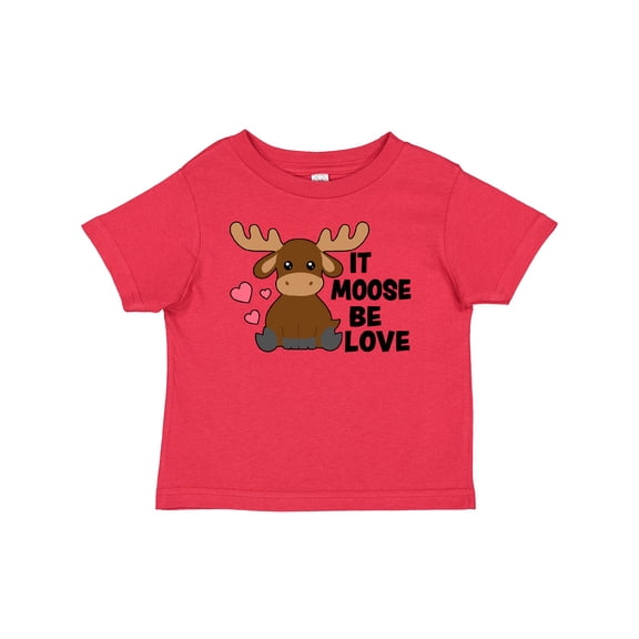 Inktastic It Moose Be Love with Cute Moose Boys or Girls Baby T-Shirt