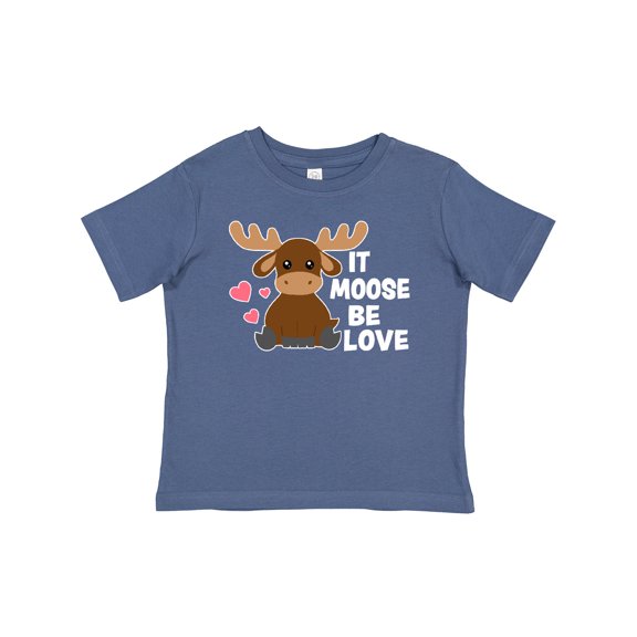Inktastic It Moose Be Love with Cute Moose Boys or Girls Baby T-Shirt