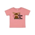 thumbnail image 1 of Inktastic It Moose Be Love with Cute Moose Boys or Girls Baby T-Shirt, 1 of 5