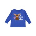 thumbnail image 1 of Inktastic It Moose Be Love with Cute Moose Boys or Girls Long Sleeve Toddler T-Shirt, 1 of 5