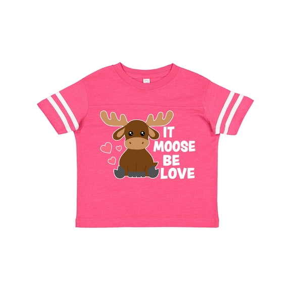 Inktastic It Moose Be Love with Cute Moose Boys or Girls Toddler T-Shirt