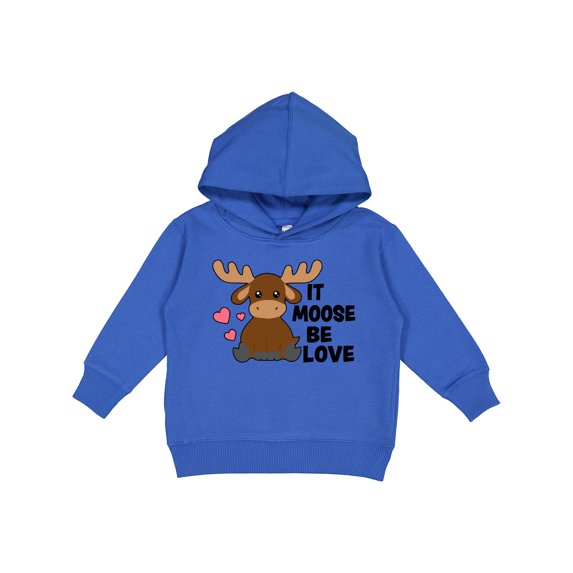 Inktastic It Moose Be Love with Cute Moose Toddler Hoodie