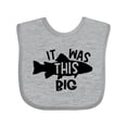 thumbnail image 1 of Inktastic It Was This Big Fishing Humor Boys or Girls Baby Bib, 1 of 4