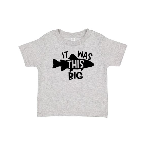 Inktastic It Was This Big Fishing Humor Boys or Girls Baby T-Shirt