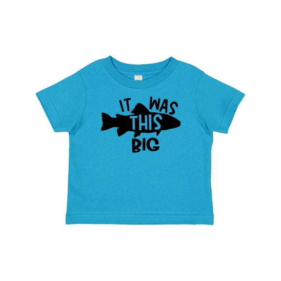 Inktastic It Was This Big Fishing Humor Boys or Girls Baby T-Shirt
