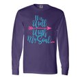 thumbnail image 1 of Inktastic It is Well with My Soul Pink Arrow Long Sleeve T-Shirt, 1 of 5